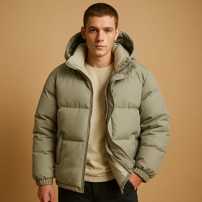 Men's Padded Hooded Puffer Coat