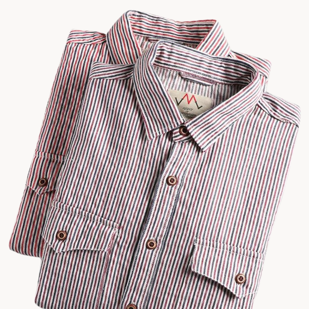 Men's Pencil Stripe Dress Shirt