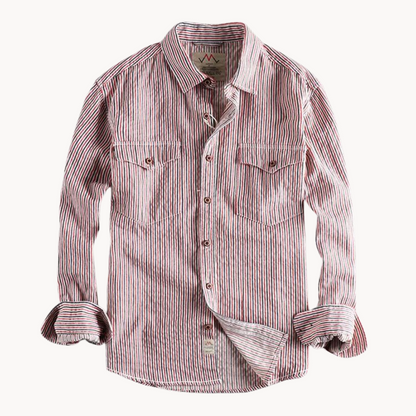 Men's Pencil Stripe Dress Shirt