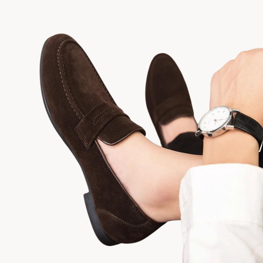 Men's Penny Loafers - Classic Leather Loafer Shoes
