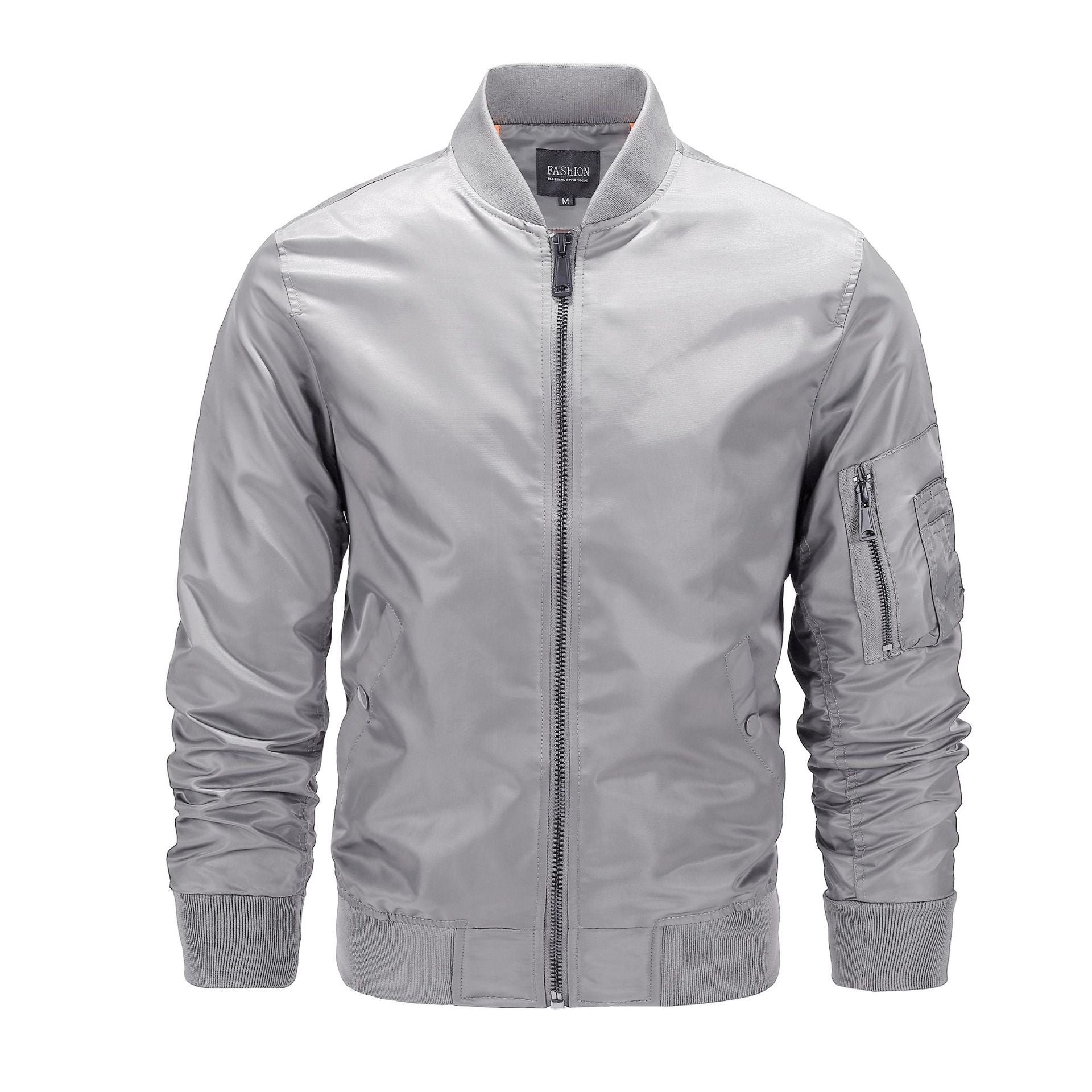 Men's Pilot Bomber Jacket - Stylish Winter Jacket for Men
