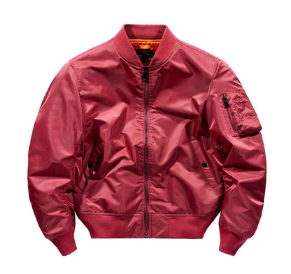 Men's Pilot Bomber Jacket - Stylish Winter Jacket for Men