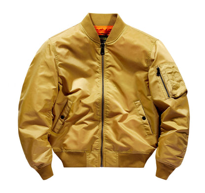 Men's Pilot Bomber Jacket - Stylish Winter Jacket for Men