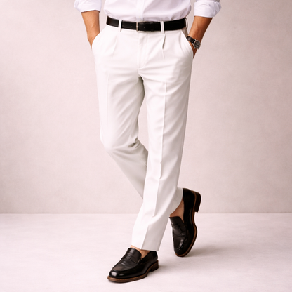 Men's Pinstripe Trousers - Comfortable & Stylish Fit