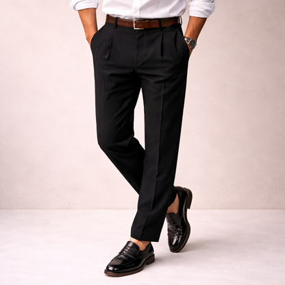 Men's Pinstripe Trousers - Comfortable & Stylish Fit