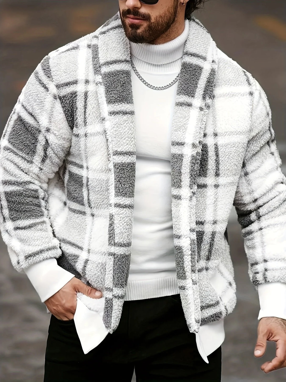 Men's Plaid Lumberjack Jacket