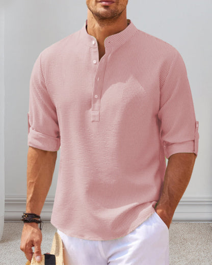 Men's Plain Casual Shirt
