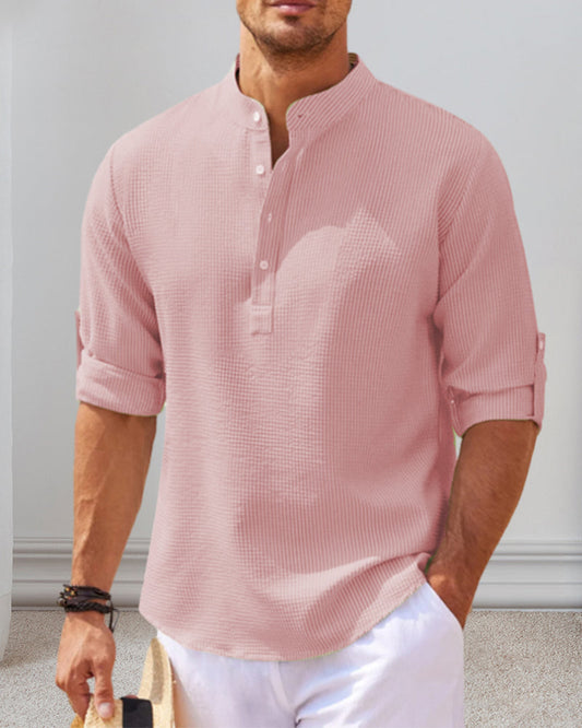 Men's Plain Casual Shirt