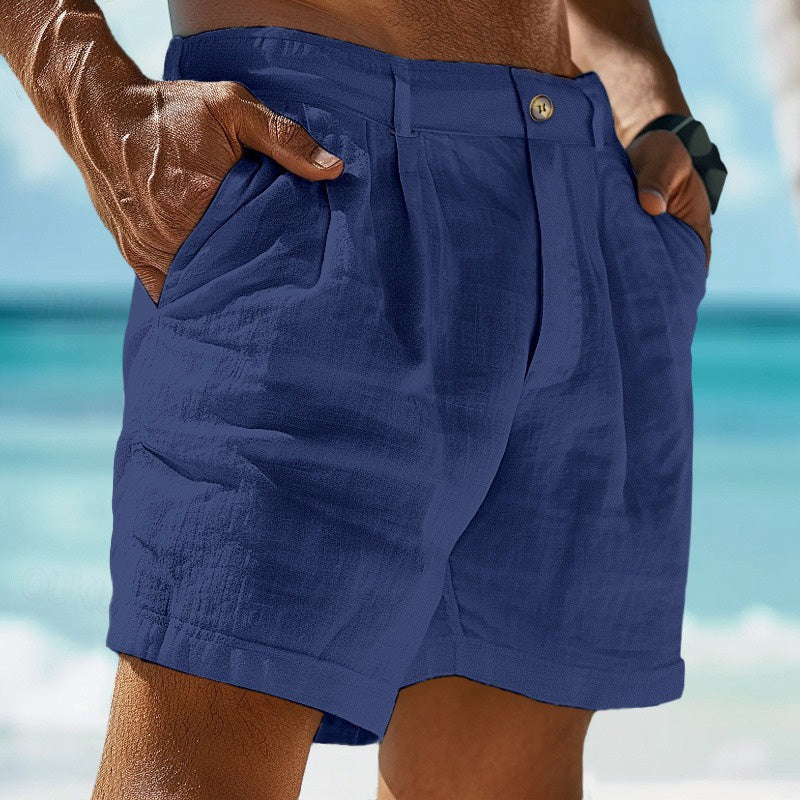 Men's Pleated Chino Shorts
