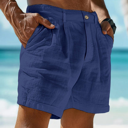 Men's Pleated Chino Shorts