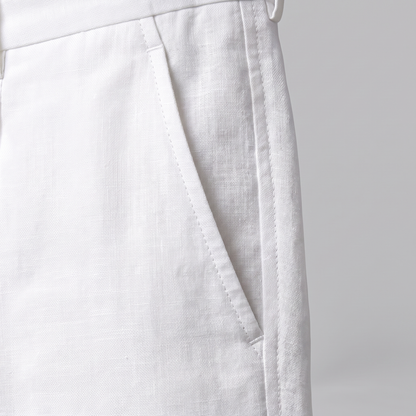 Men's Pleated Turn-Up Shorts for Smart-Casual Style