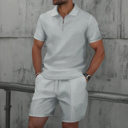 Men's Polo & Shorts Co-Ord Set