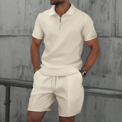 Men's Polo & Shorts Co-Ord Set