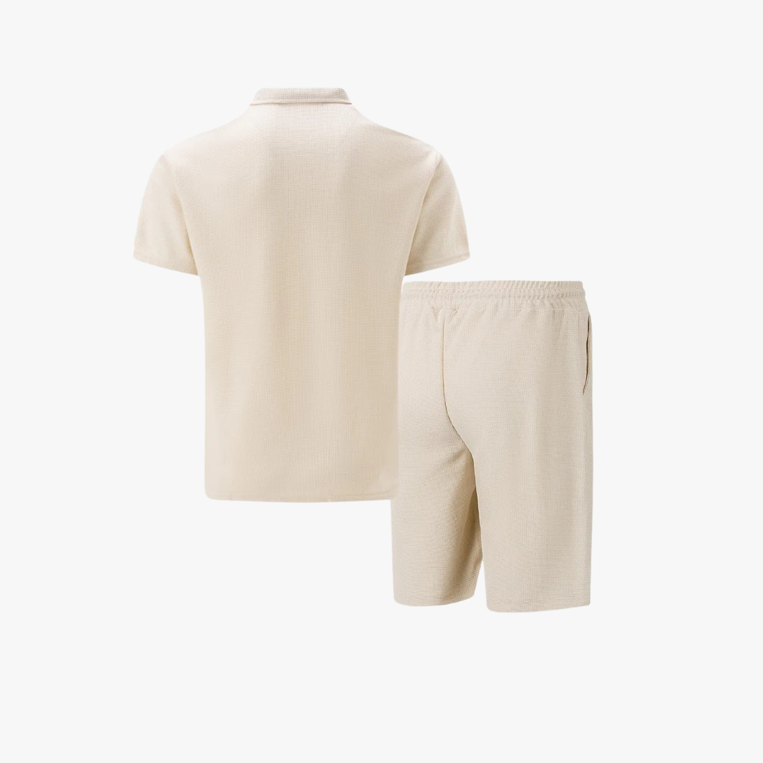 Men's Polo & Shorts Co-Ord Set