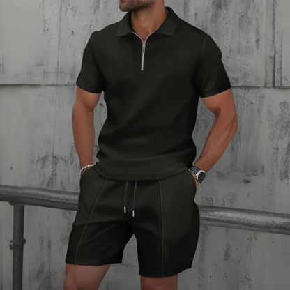 Men's Polo & Shorts Co-Ord Set