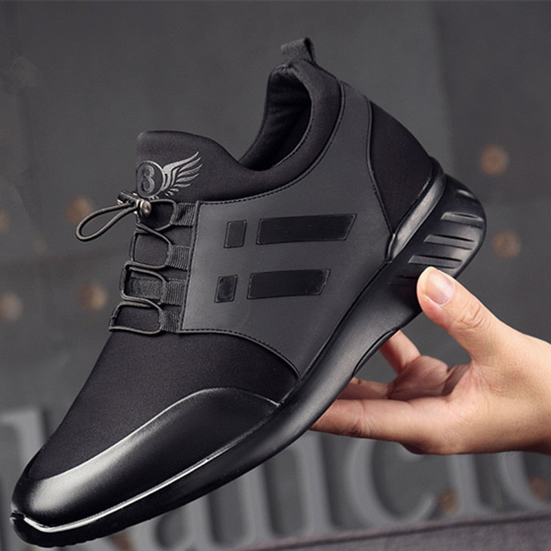 Men's Premium Faux Leather Comfort Sneakers