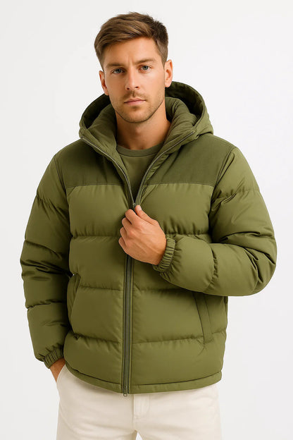 Men's Puffer Hooded Jacket