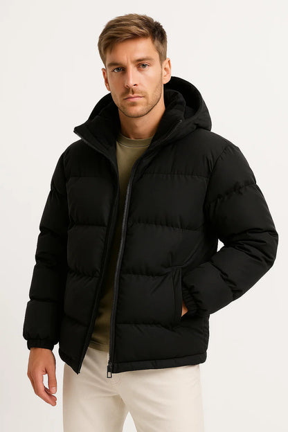 Men's Puffer Hooded Jacket