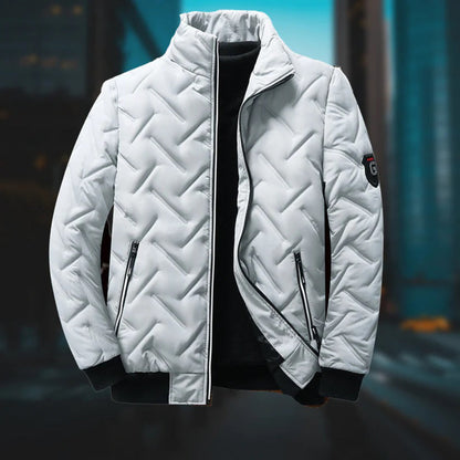 Men's Puffer Jacket - Casual Padded Winter Coat
