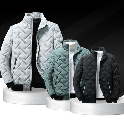 Men's Puffer Jacket - Casual Padded Winter Coat
