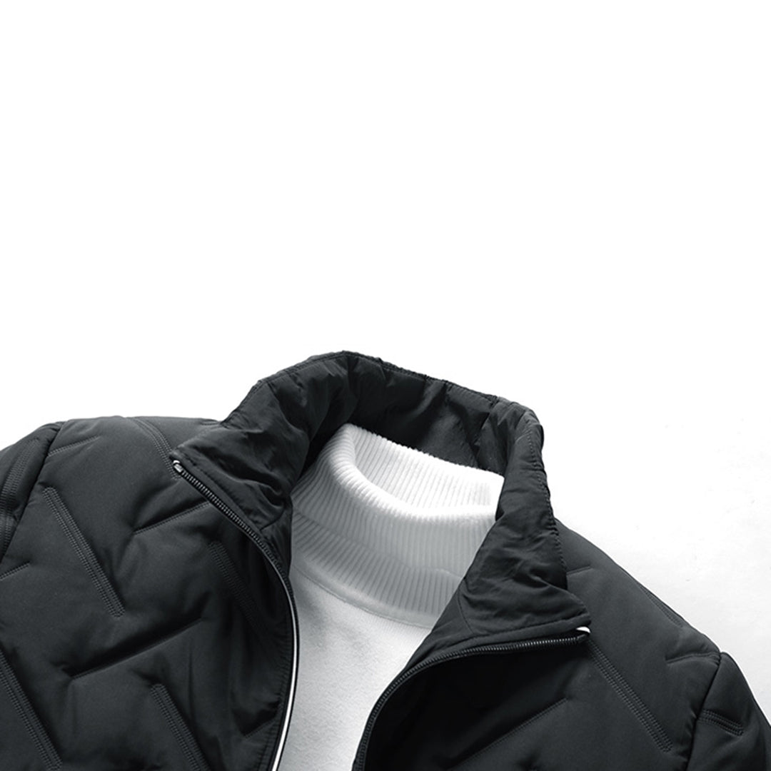 Men's Puffer Jacket - Casual Padded Winter Coat