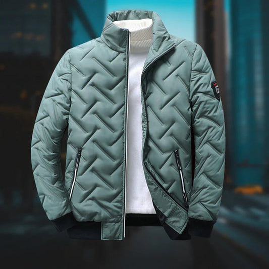 Men's Puffer Jacket - Casual Padded Winter Coat