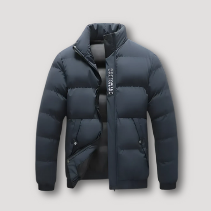 Men's Puffer Jacket - Trendy Insulated Winter Coat