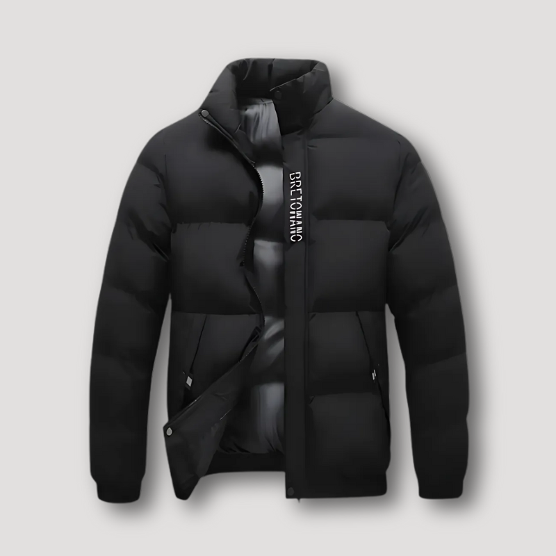 Men's Puffer Jacket - Trendy Insulated Winter Coat