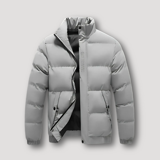 Men's Puffer Jacket - Trendy Insulated Winter Coat