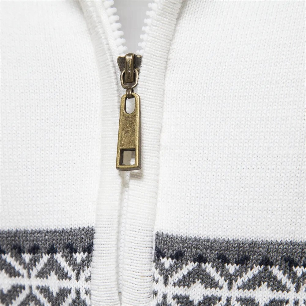 Men's Pullover Zip Sweater