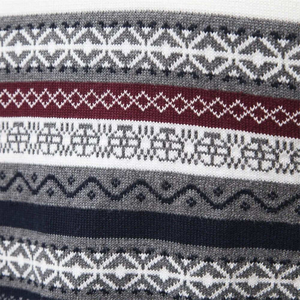 Men's Pullover Zip Sweater