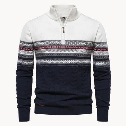 Men's Pullover Zip Sweater