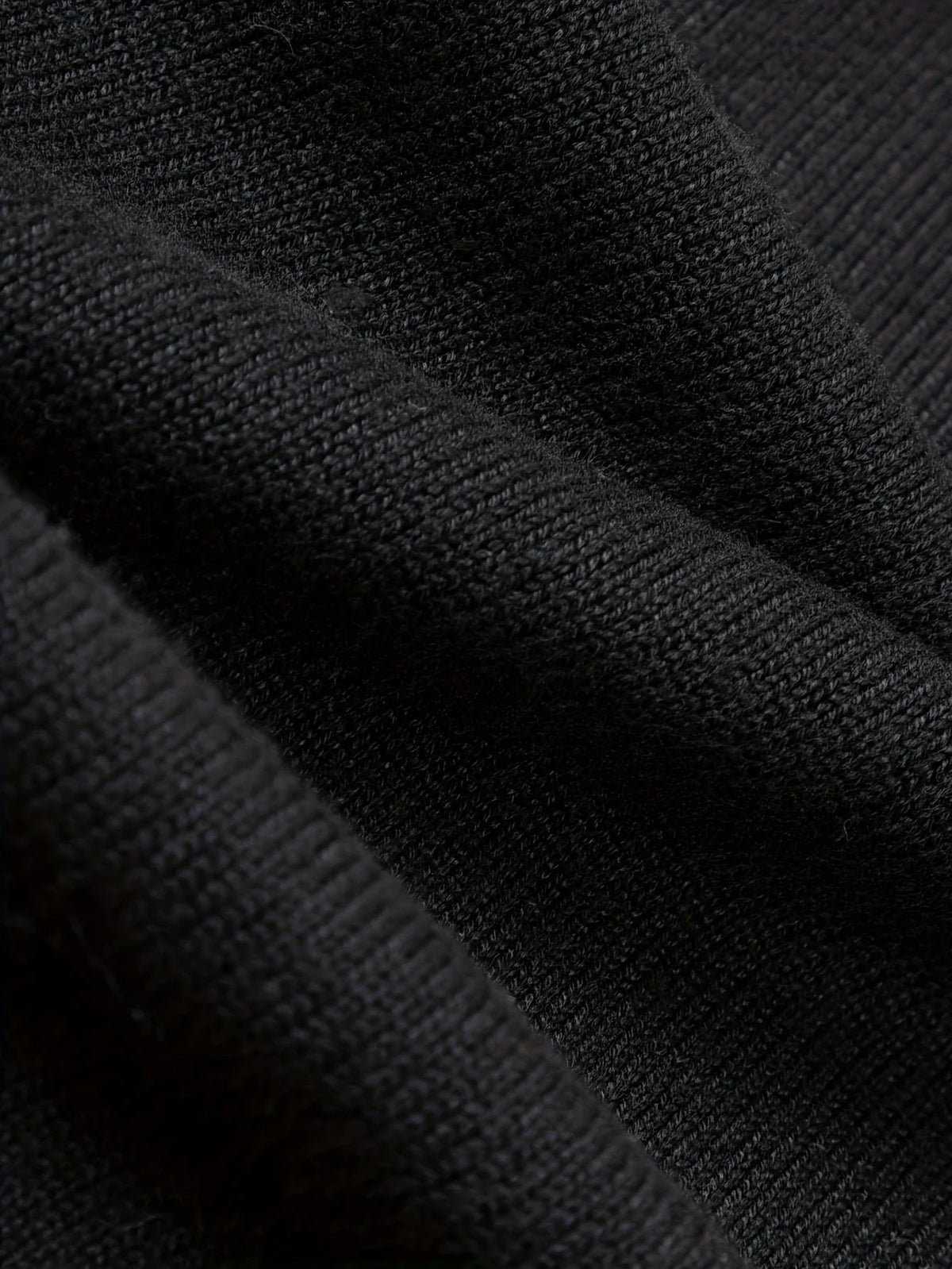 Men's Quarter Zip Polo Sweater with Soft Knit Texture