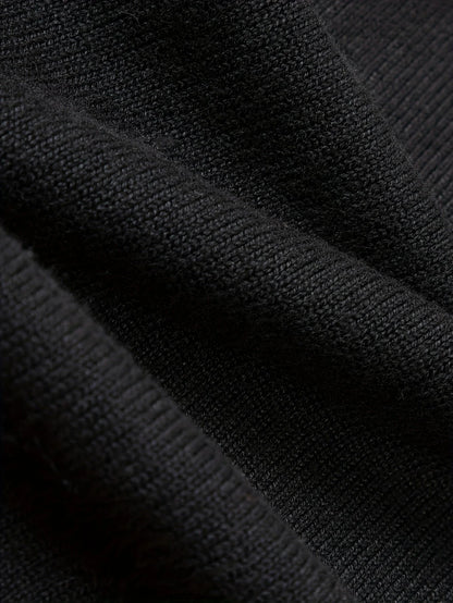 Men's Quarter Zip Polo Sweater with Soft Knit Texture