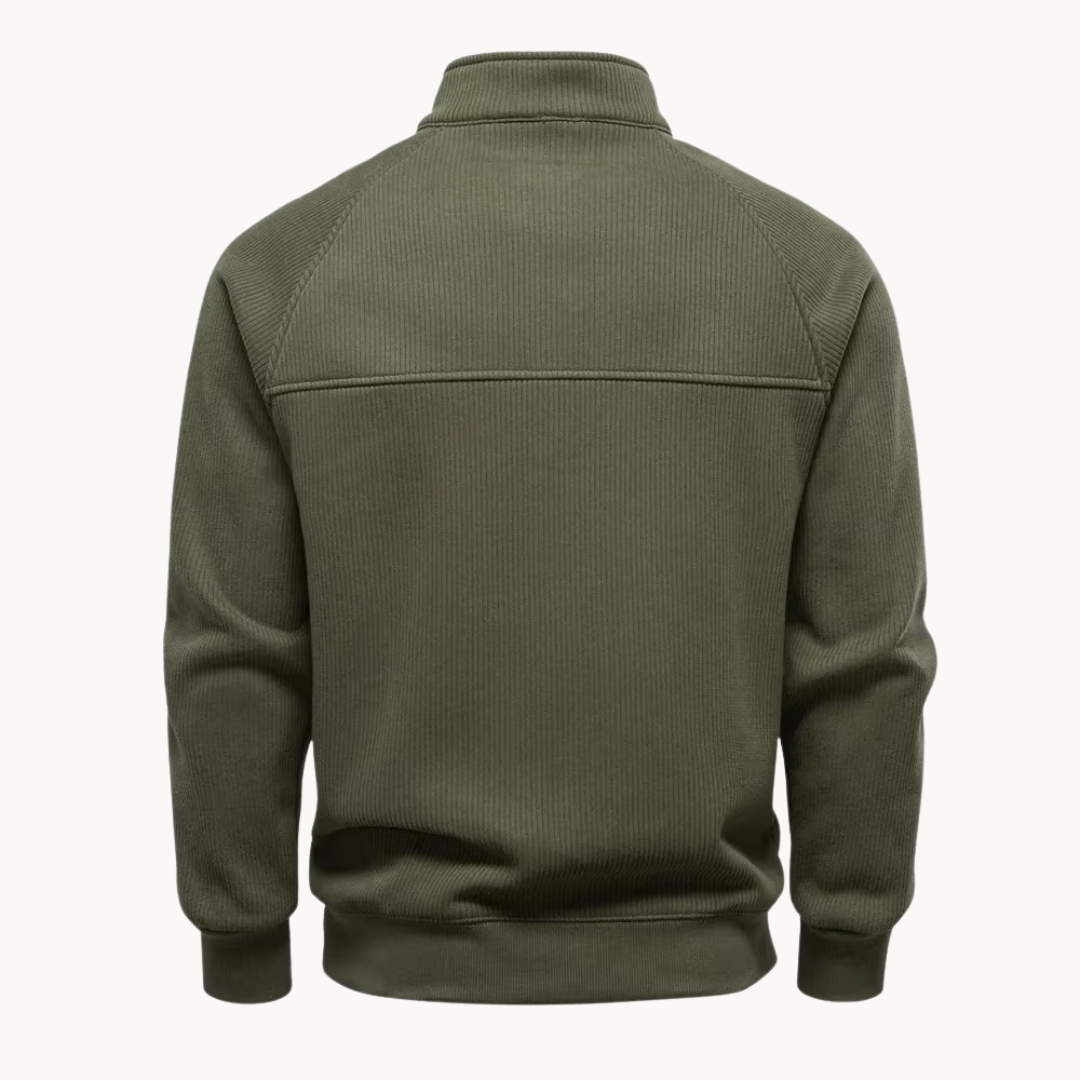 Men's Quarter Zip Pullover Sweater