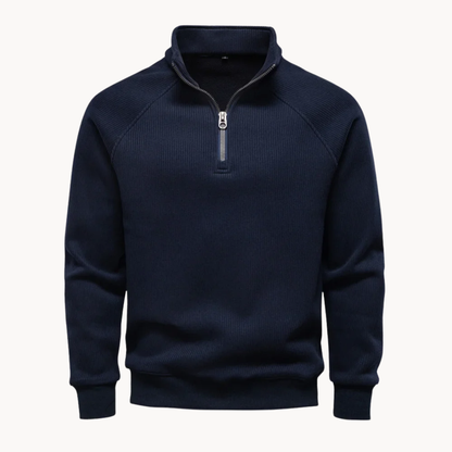 Men's Quarter Zip Pullover Sweater