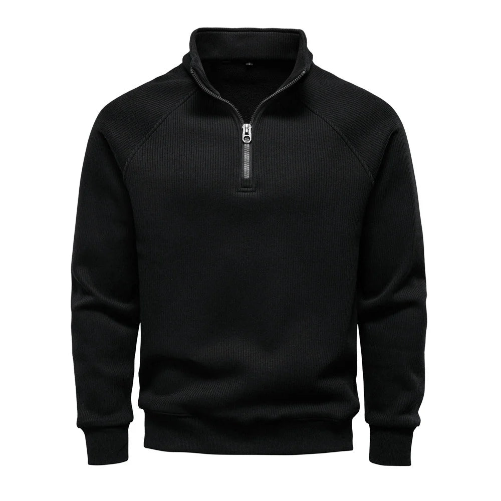 Men's Quarter-Zip Pullover Sweater