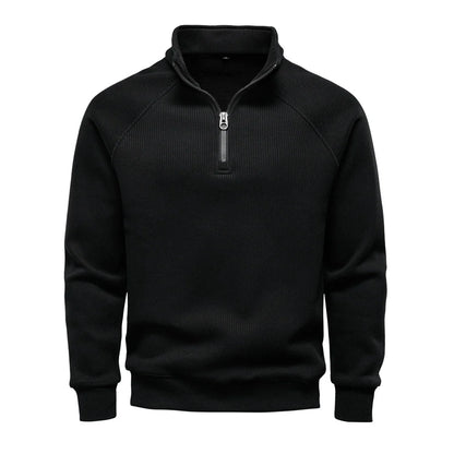 Men's Quarter-Zip Pullover Sweater