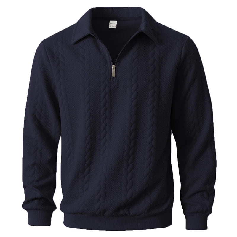 Men's Quarter-Zip Pullover Sweater