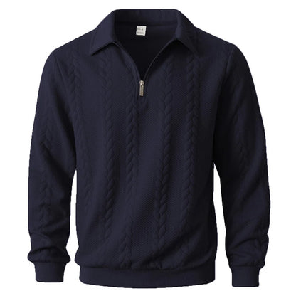 Men's Quarter-Zip Pullover Sweater