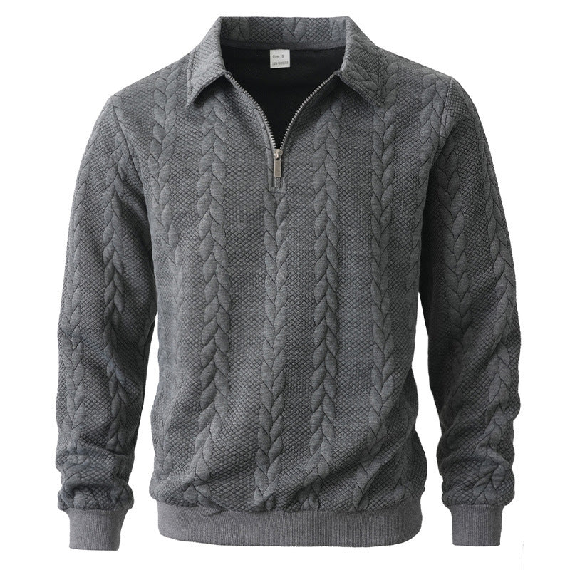 Men's Quarter-Zip Pullover Sweater
