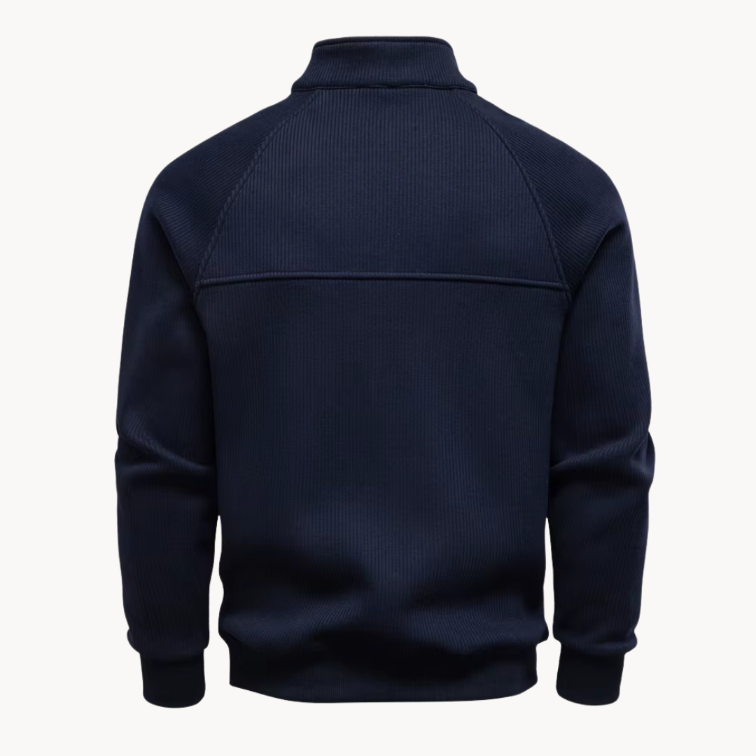 Men's Quarter Zip Pullover Sweater