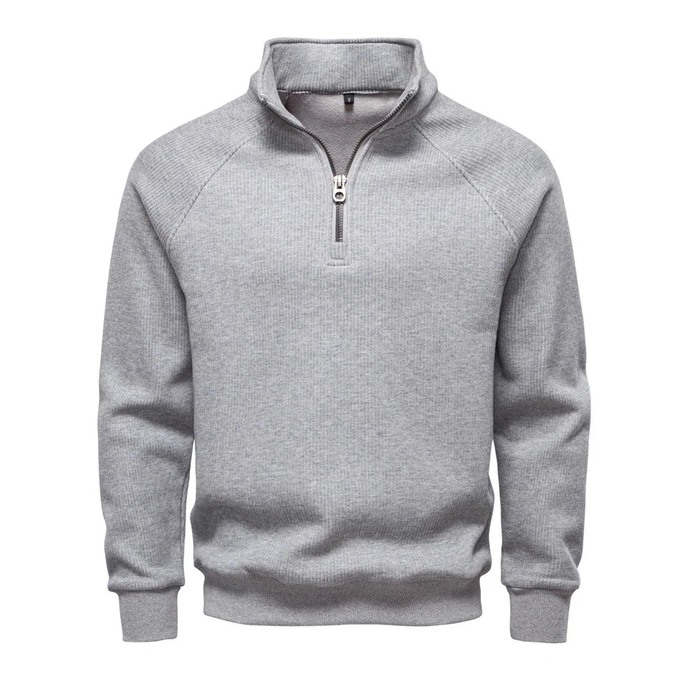 Men's Quarter-Zip Pullover Sweater