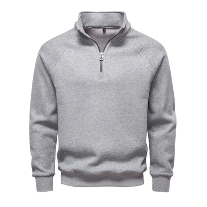 Men's Quarter-Zip Pullover Sweater