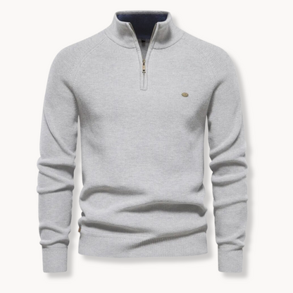 Men's Quarter Zip Pullover Sweater