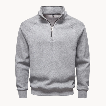 Men's Quarter Zip Pullover Sweater
