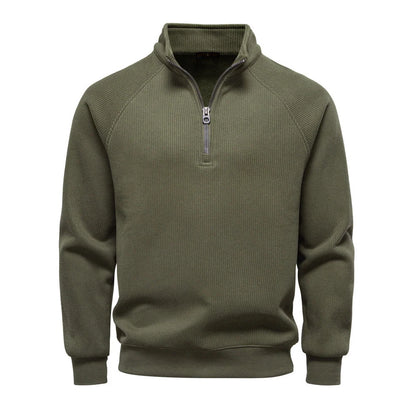Men's Quarter-Zip Pullover Sweater