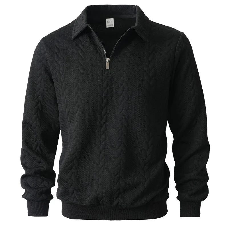 Men's Quarter-Zip Pullover Sweater
