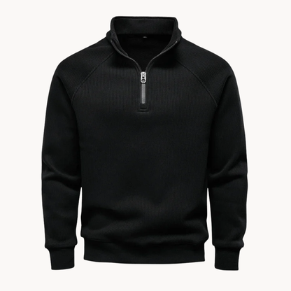 Men's Quarter Zip Pullover Sweater