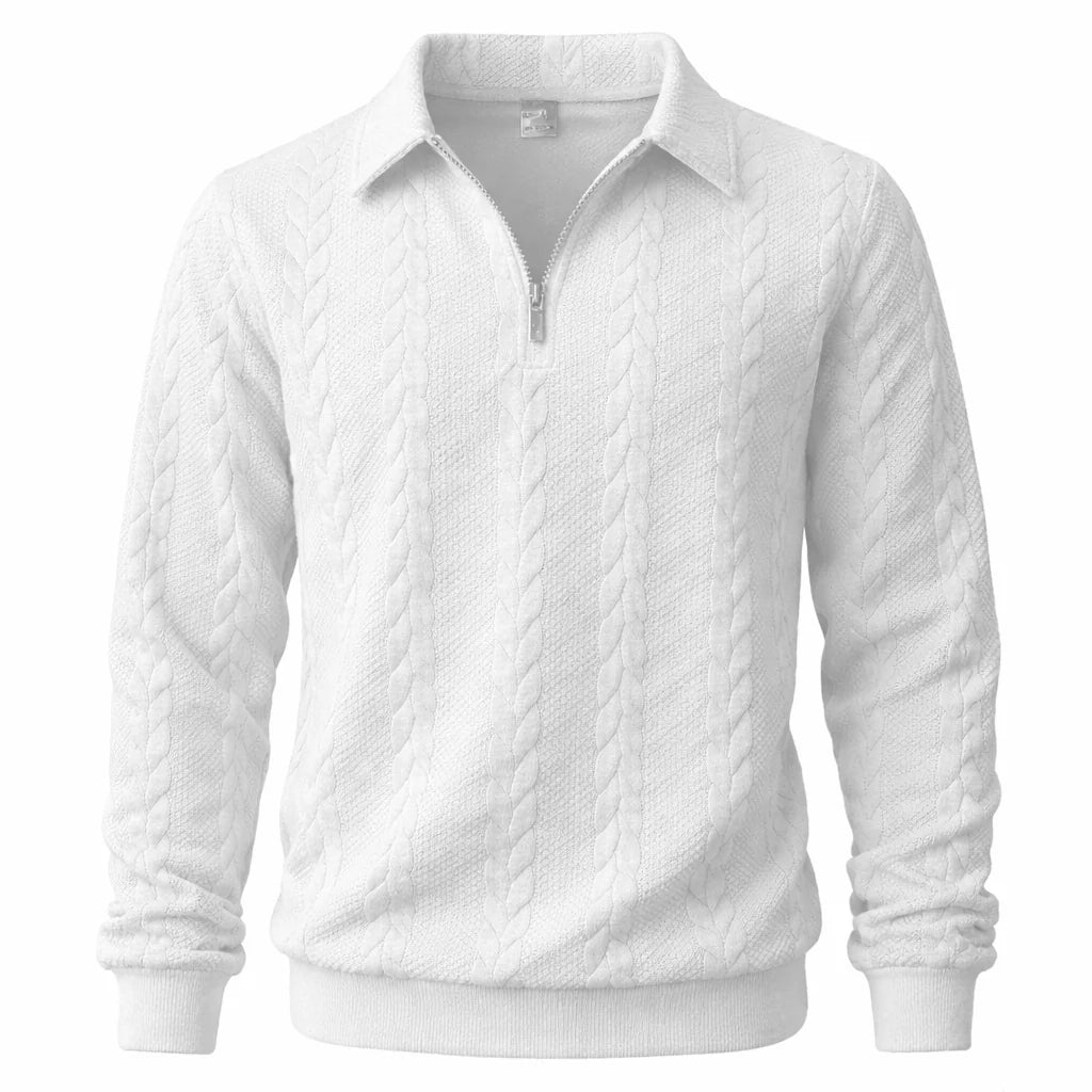 Men's Quarter-Zip Pullover Sweater